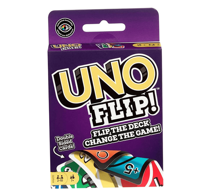 Buy UNO Playing Card Game For 7 Yrs And Above For Adult, Set Of 108 Cards Kid Games U.n.o Flip Side Card Game, Multi Color