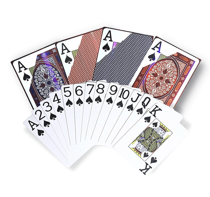 Buy Full House Poker 100% Plastic Playing Cards | Waterproof, Durable