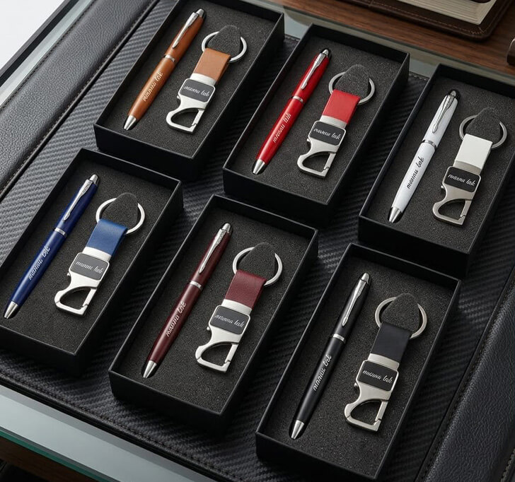 Buy 2-in-1 Opener Keychain And Pen Combo – Multi Color