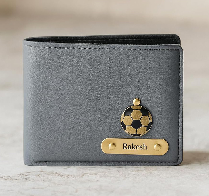 Buy Personalized Leather Wallet For Men And Boys Customized Wallet Customise Gifts - Personalized With Name